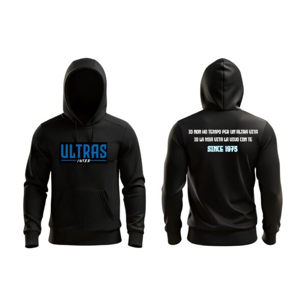 Felpa la mia vita la vivo con te | ULTRAS 1975