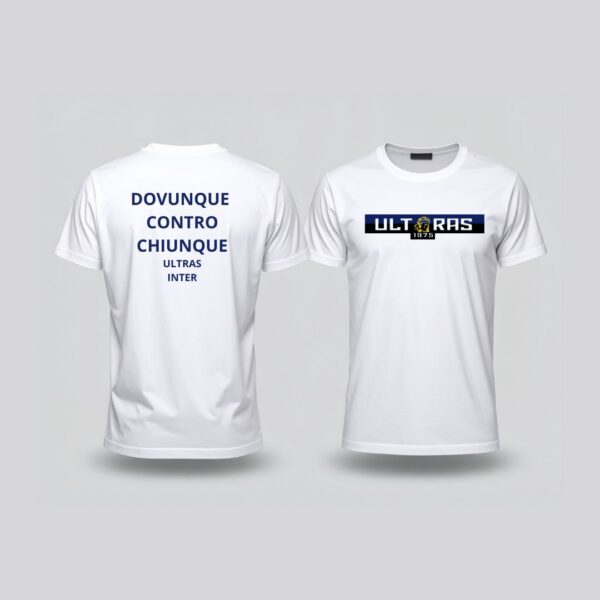 DOVUNQUE CONTRO CHIUNQUE | T-shirt bianca