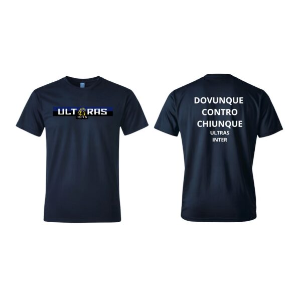 DOVUNQUE CONTRO CHIUNQUE | T-shirt blu
