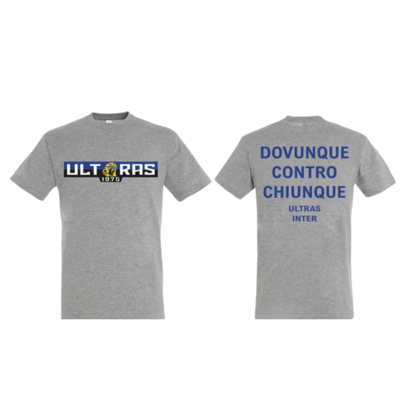 DOVUNQUE CONTRO CHIUNQUE | T-shirt grigia