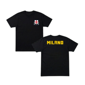 T-SHIRT NERA MILANO - SECONDO ANELLO VERDE
